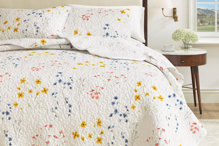 Wildflower Floral Quilt Set - Marianne Collection