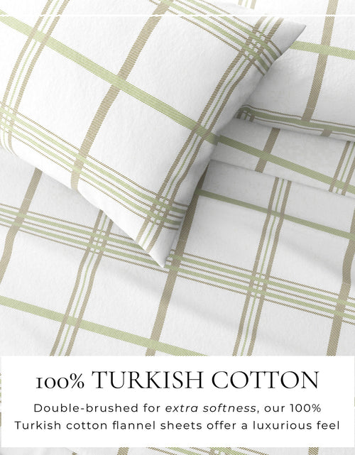 Load image into Gallery viewer, Turkish Cotton Flannel Sheet - Belle Collection
