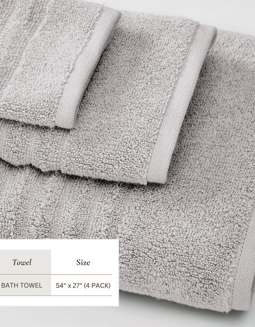 Load image into Gallery viewer, Luxury Combed Cotton Bath Towel Set - Karina Collection
