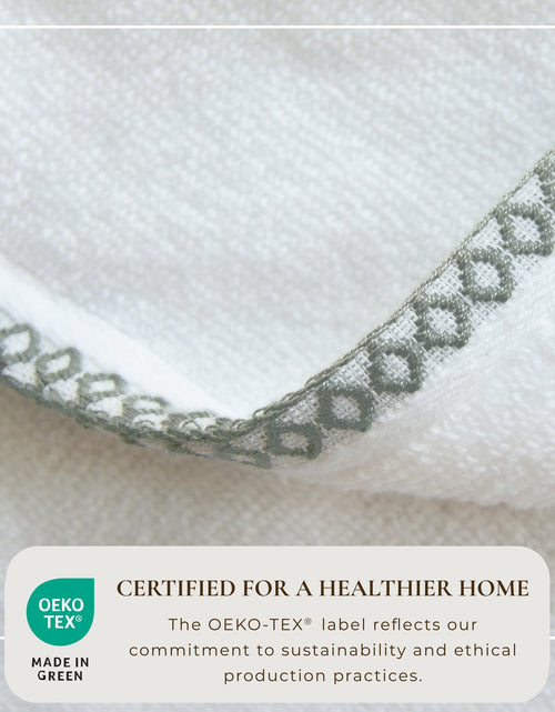 Load image into Gallery viewer, Cotton Border-Stitched 6-Piece Towel Set - Valery Collection
