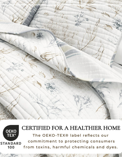 Load image into Gallery viewer, Coral Sea Maze Coastal Quilt Set - Newcomb Collection
