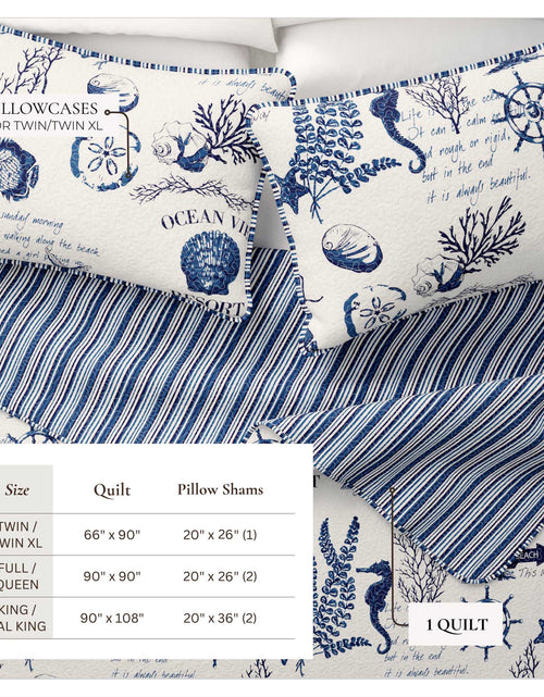 Load image into Gallery viewer, Coastal Quilt - Catalina Collection
