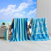 Royal Blue/Teal Turtle & Stripe