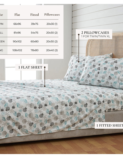 Load image into Gallery viewer, Coastal Printed Sheet Set - Newport Collection
