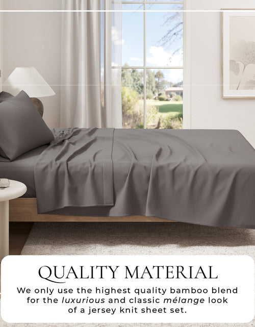 Load image into Gallery viewer, Viscose from Bamboo &amp; Cotton Blend Jersey Knit Sheets
