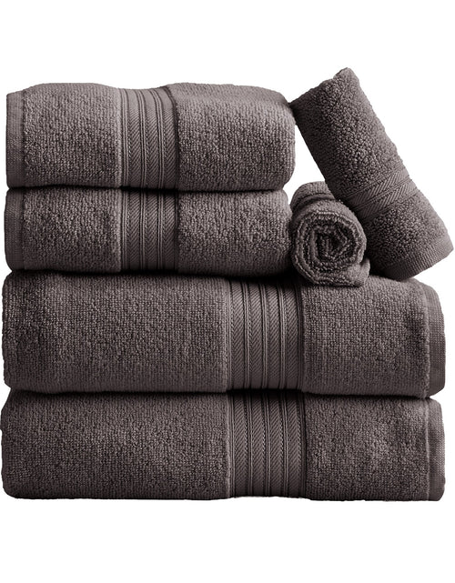 Load image into Gallery viewer, Cotton Terry Bath Towel Set - Cooper Collection
