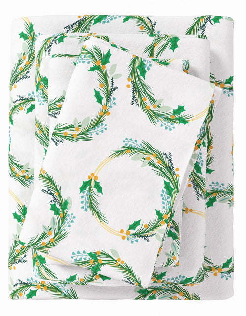 Load image into Gallery viewer, Turkish Cotton Flannel Sheet - Lakeview Collection
