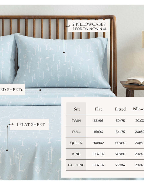 Load image into Gallery viewer, Turkish Cotton Flannel Sheet Set - Elevated Lodge Collection
