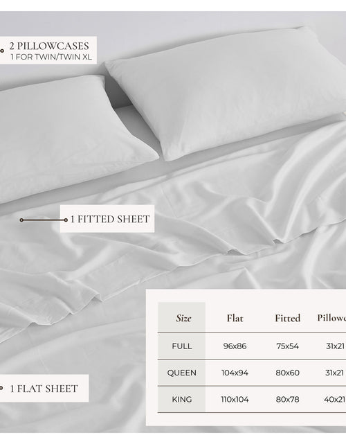 Load image into Gallery viewer, TENCEL™ Lyocell &amp; Linen Blend Sheet Set - Magdalena Collection
