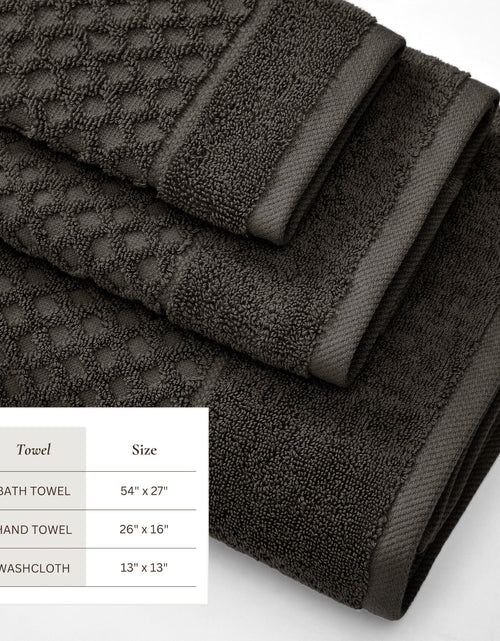 Load image into Gallery viewer, Cotton Diamond Waffle Weave Bath Towel Set - Grayson Collection
