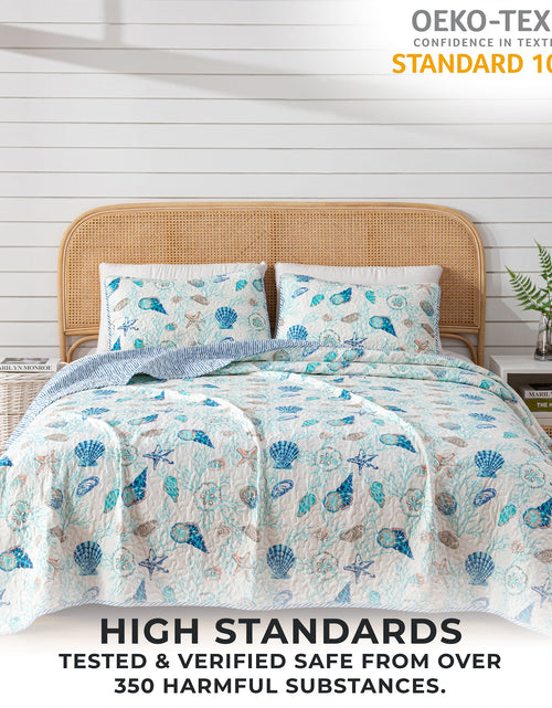 Load image into Gallery viewer, Coastal Quilt Set Bali Collection
