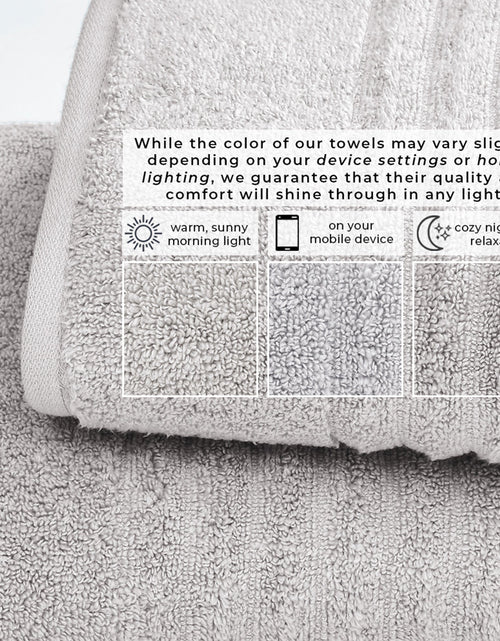 Load image into Gallery viewer, Luxury Combed Cotton Bath Towel Set - Karina Collection
