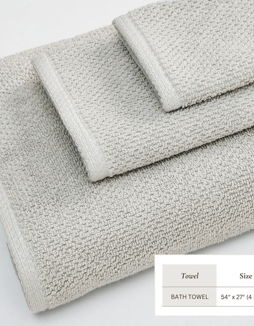 Load image into Gallery viewer, Cotton Textured Bath Towel Set - Acacia Collection
