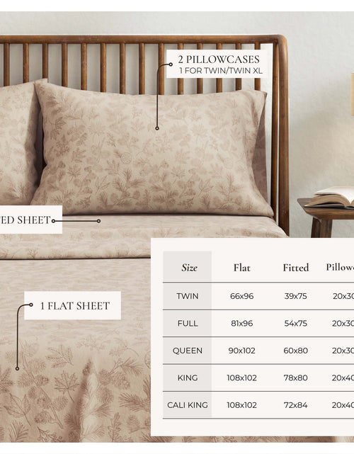 Load image into Gallery viewer, Turkish Cotton Flannel Sheet Set - Elevated Lodge Collection
