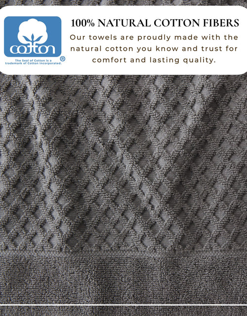 Load image into Gallery viewer, Cotton Diamond Waffle Weave Bath Towel Set - Grayson Collection
