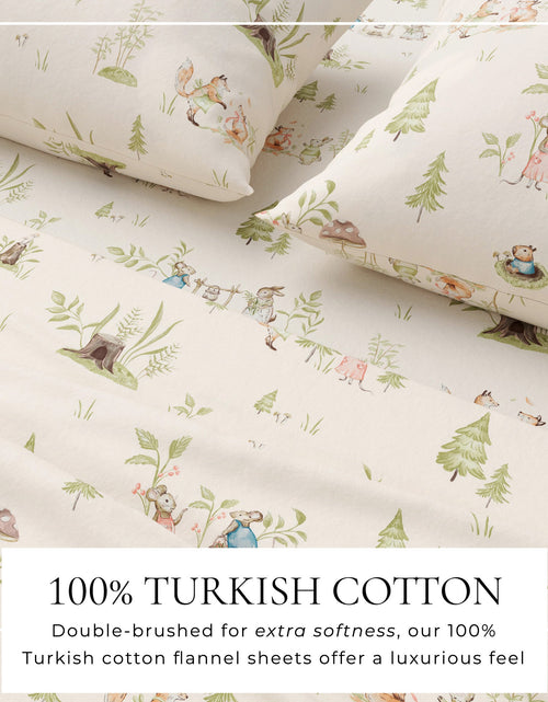 Load image into Gallery viewer, Turkish Cotton Flannel Sheet Set - Kids' Christmas Collection
