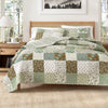 Floral Grid - Brown