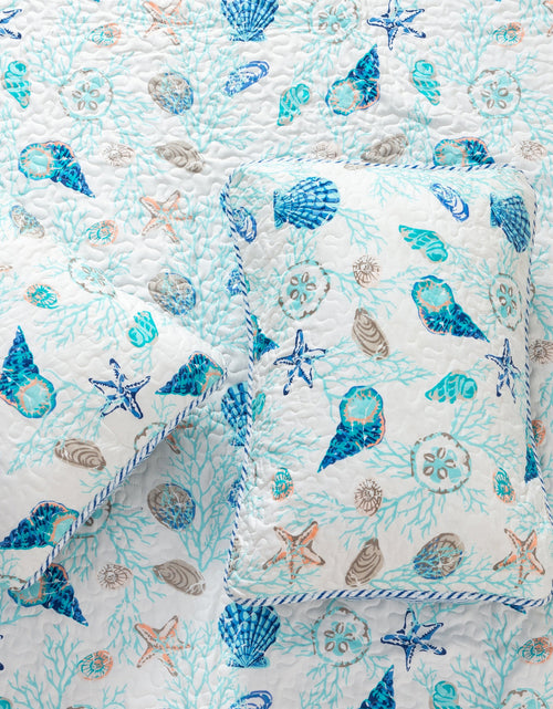 Load image into Gallery viewer, Coastal Quilt Set Bali Collection
