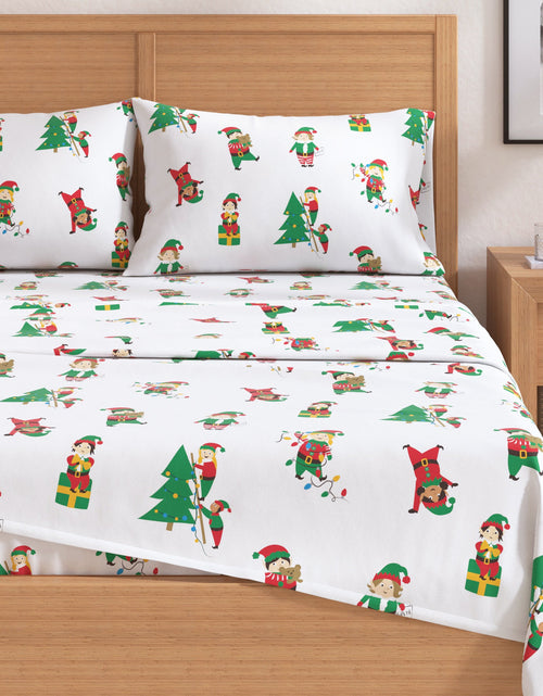 Load image into Gallery viewer, Turkish Cotton Christmas Flannel Sheet - Whittaker Collection
