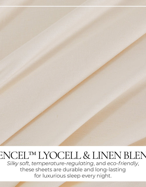 Load image into Gallery viewer, TENCEL™ Lyocell &amp; Linen Blend Sheet Set - Magdalena Collection
