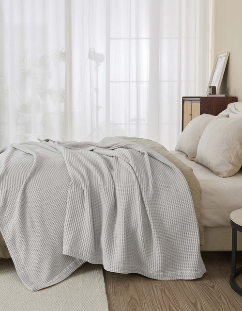 Load image into Gallery viewer, 100% Cotton Waffle Weave Blanket - Mikala Collection

