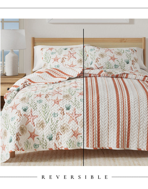 Load image into Gallery viewer, Castaway Coastal Quilt Set
