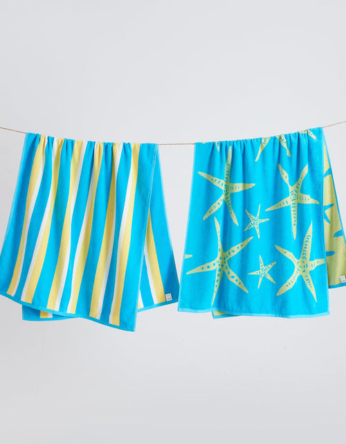 Load image into Gallery viewer, Cotton Velour Beach Towel - Maui Collection
