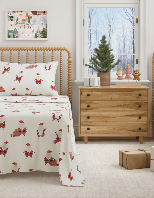 Load image into Gallery viewer, Turkish Cotton Christmas Flannel Sheet Set - Whittaker Collection
