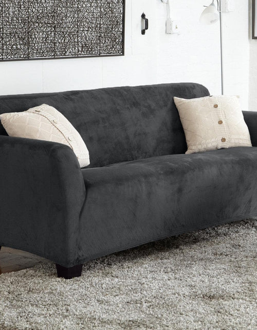 Load image into Gallery viewer, Velvet Stretch Slipcover - Gale Collection
