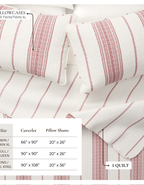 Load image into Gallery viewer, Stripe Quilt - Wesley Collection
