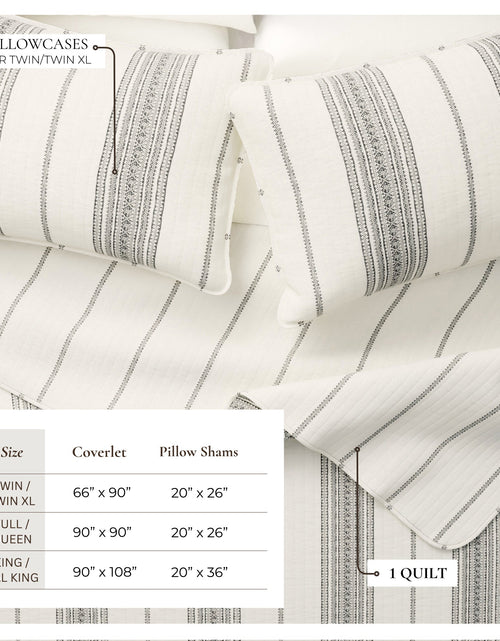Load image into Gallery viewer, Stripe Quilt - Wesley Collection
