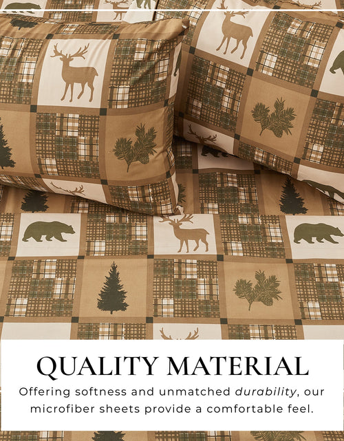 Load image into Gallery viewer, Lodge Printed Sheet Set - Mountain Ridge Collection
