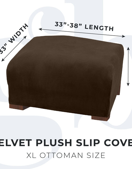Load image into Gallery viewer, Velvet Stretch Slipcover - Gale Collection
