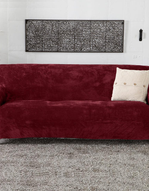 Load image into Gallery viewer, Velvet Stretch Slipcover - Gale Collection
