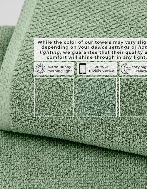 Load image into Gallery viewer, Cotton Textured Bath Towel Set - Acacia Collection
