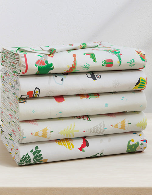 Load image into Gallery viewer, Turkish Cotton Christmas Flannel Sheet - Whittaker Collection
