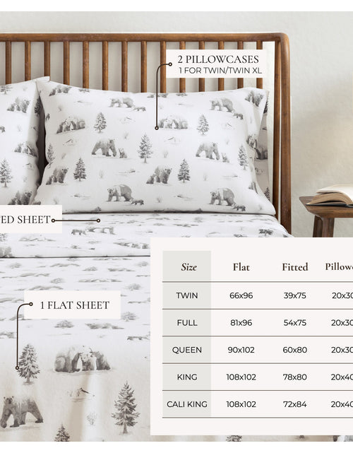 Load image into Gallery viewer, Turkish Cotton Flannel Sheet - Lakeview Collection
