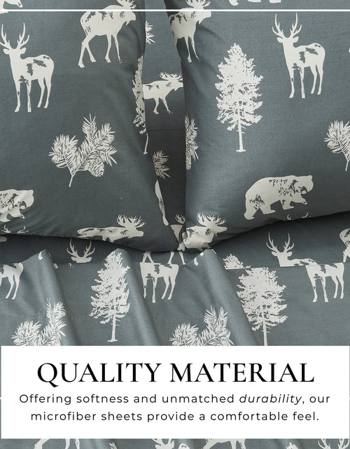 Load image into Gallery viewer, Lodge Printed Sheet Set - Mountain Ridge Collection
