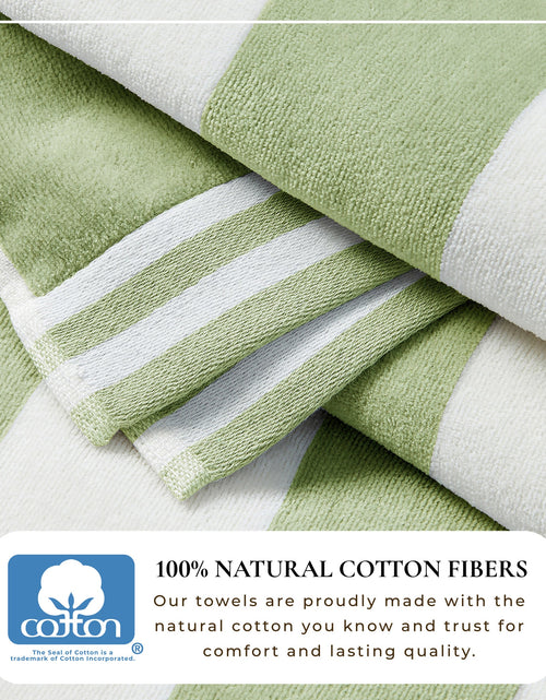 Load image into Gallery viewer, Striped Cabana Beach Towel - Edgartown Collection
