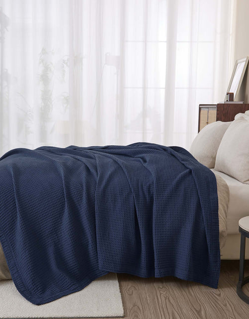 Load image into Gallery viewer, 100% Cotton Waffle Weave Blanket - Mikala Collection
