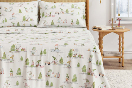 Turkish Cotton Flannel Sheet Set - Elevated Holiday Collection