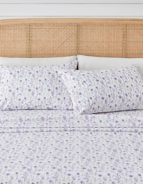 Load image into Gallery viewer, Watercolor Floral Sheet Set - Delia Collection
