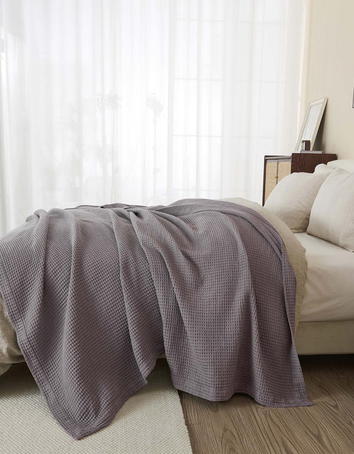 Load image into Gallery viewer, 100% Cotton Waffle Weave Blanket - Mikala Collection
