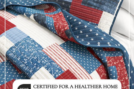 Americana Patchwork Quilt Set - Lowel Collection
