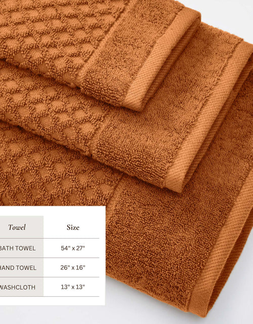 Load image into Gallery viewer, Cotton Diamond Waffle Weave Bath Towel Set - Grayson Collection
