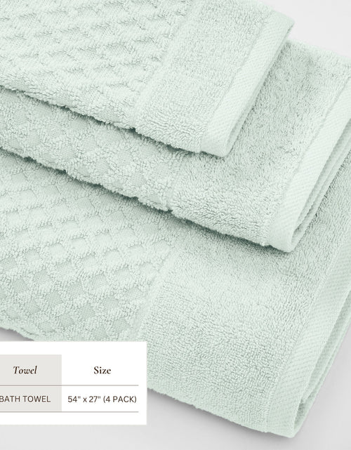 Load image into Gallery viewer, Cotton Diamond Waffle Weave Bath Towel Set - Grayson Collection

