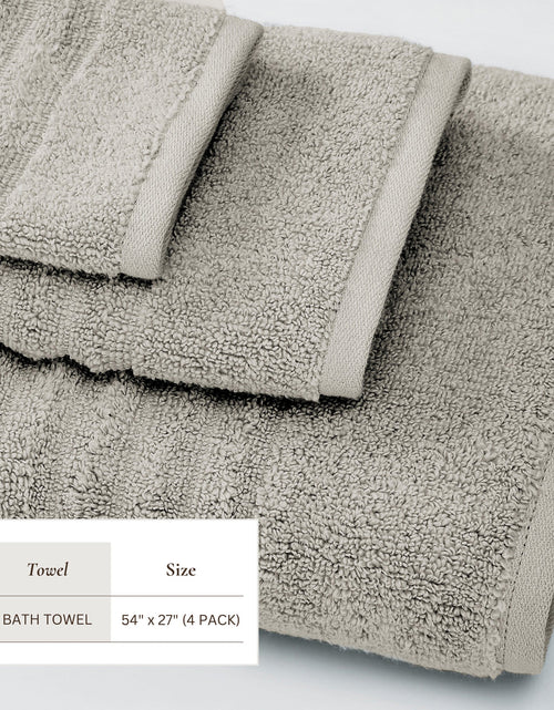 Load image into Gallery viewer, Luxury Combed Cotton Bath Towel Set - Karina Collection
