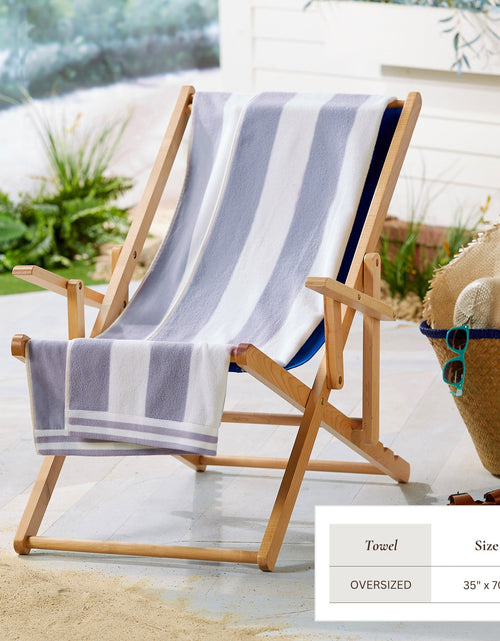 Load image into Gallery viewer, Striped Cabana Beach Towel - Edgartown Collection
