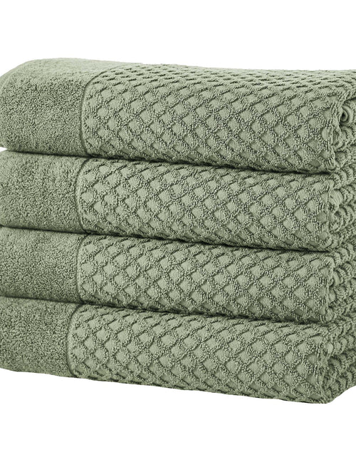 Load image into Gallery viewer, Cotton Diamond Waffle Weave Bath Towel Set - Grayson Collection
