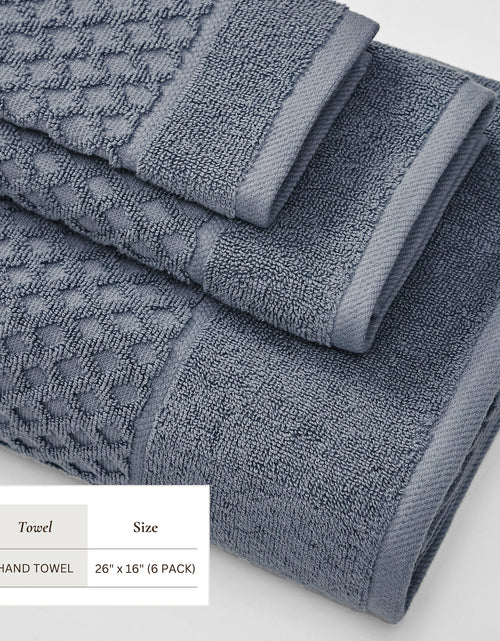 Load image into Gallery viewer, Cotton Diamond Waffle Weave Bath Towel Set - Grayson Collection
